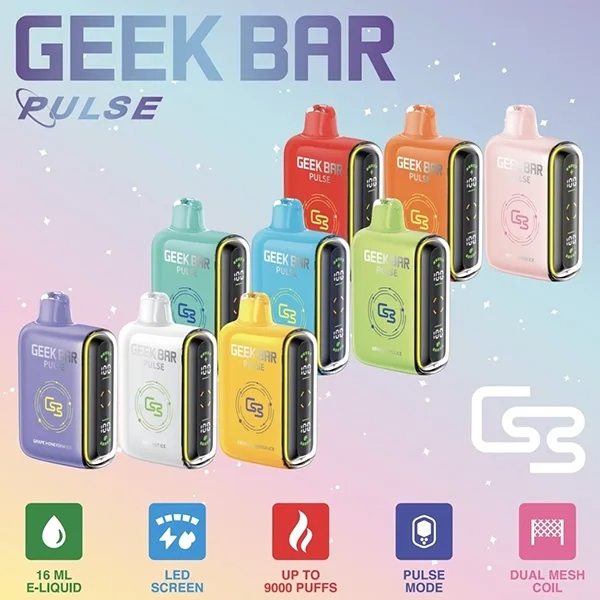 Geek Bar Pulse 15000口小火箭拋棄式電子煙|一次性可充電|12種口味|歐美爆款:圖片 2