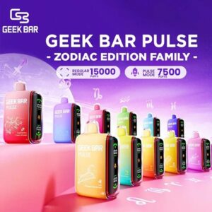 Geek Bar Pulse 15000口小火箭拋棄式電子煙|一次性可充電|12種口味|歐美爆款