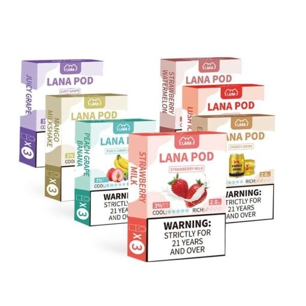 Lana煙彈 | Lanavape透明發光煙彈 | 通用一代主機 | 35種口味 | 2.5ml*3顆入 | 台灣現貨:圖片 3