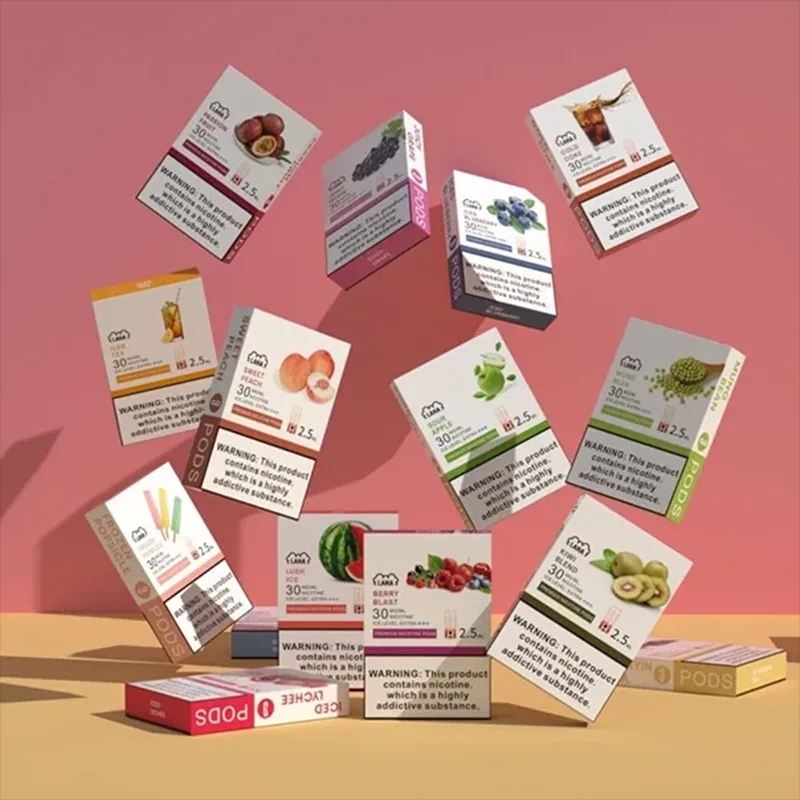 Lana煙彈 | Lanavape透明發光煙彈 | 通用一代主機 | 35種口味 | 2.5ml*3顆入 | 台灣現貨